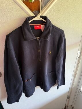 Vintage Y2K Liz Claiborne Liz & Co Cotton Cardigan Sweater Jacket Women's Medium